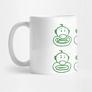 Crazy Emoticons Mug